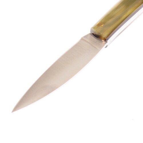 Cu445af Cudeman Navaja Campera Cuerno De Toro C Fda S Seguro.