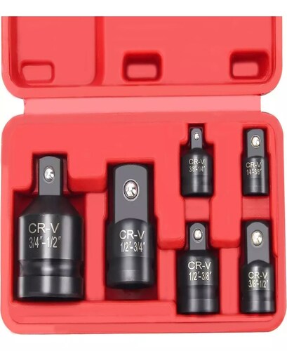 Juego Adaptadores Para Dados Y Llaves De Impacto 6 Pz.