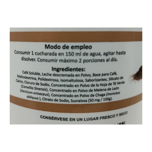 Suplemento En Polvo Café Gourmet Ives México Sabor Capuchino Con Ingredientes Naturales 324 g..