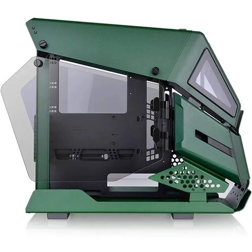 Gabinete Gamer THERMALTAKE AH T200 Micro ATX Cristal Templado Verde CA-1R4-00SCWN-00 