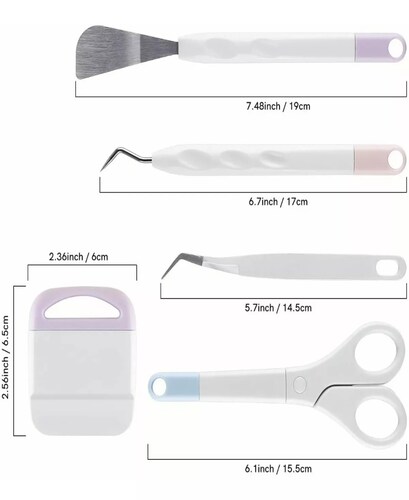 Herramientas Para Depilado De Vinil Para Cricut Cameo 5 Kit.