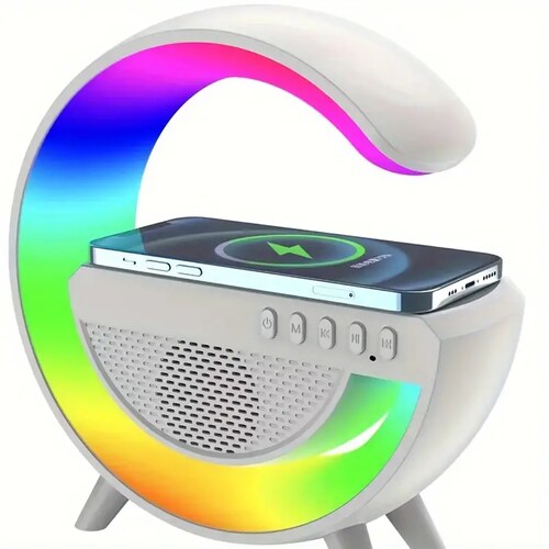 Cargador inalambrico lampara led inteligente