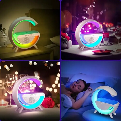 Cargador inalambrico lampara led inteligente