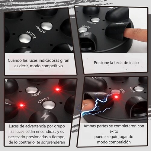 Juguete de ruleta de descarga electrica.