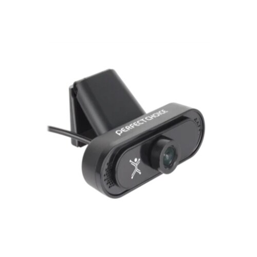 Webcam PERFECT CHOICE PC-320494 1080p USB Negro MICROFONO CABLE USB PC LAPTOP VIDEO LLAMADA IMAGEN