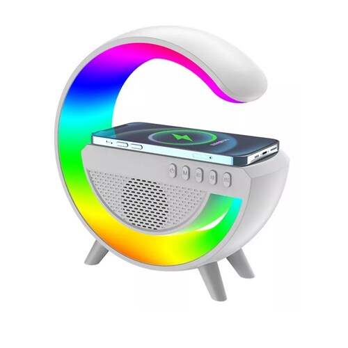 Bocina Bluetooth Estilo G Con Cargador Inalambrico