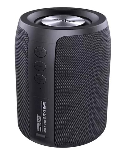 Bocina Zealot S32 portátil con bluetooth y wifi negra