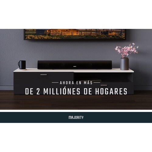 Barra de Sonido Majority TETON 2.0 CANALES  Sonido envolvente cinematográfico 