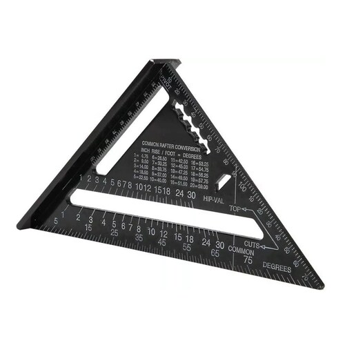 Escuadra Rapida Universal Aluminio 7 17cm Para Carpintero