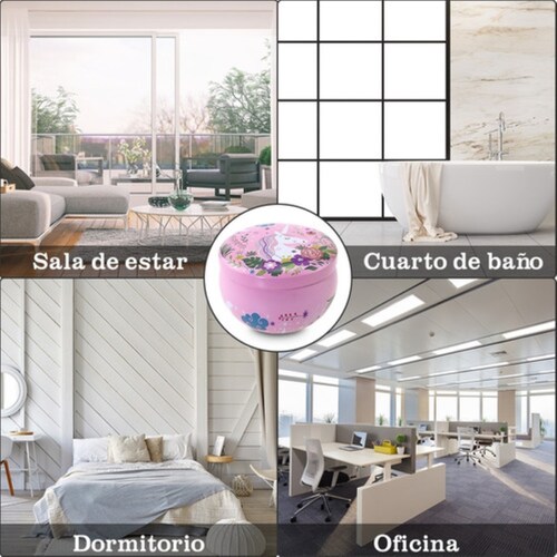 4 Piezas Velas Aromáticas De Cera De Soja  Flores rosa/Morado