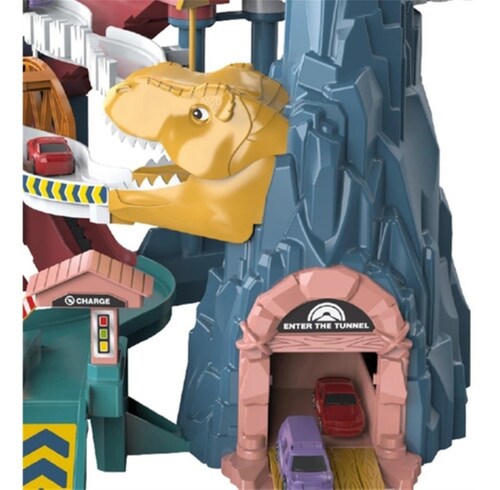 Dinosaurio Juguetes Carro Carretera Vía Riel Vehículo Niños