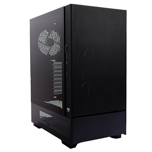 Gabinete Gamer IN WIN MODFREE BASE E-ATX Full Torre 3 Fan Cristal Templado USB-C Negro IW-CS-MFBASE-BLK 