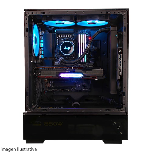 Gabinete Gamer IN WIN MODFREE BASE E-ATX Full Torre 3 Fan Cristal Templado USB-C Negro IW-CS-MFBASE-BLK 