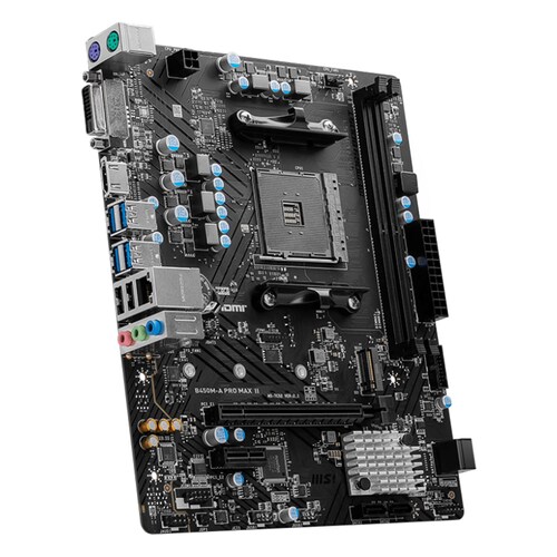 Tarjeta Madre MSI B450M-A PRO MAX II AMD AM4 2x DDR4 M.2 PCIe 3.0 Micro ATX 