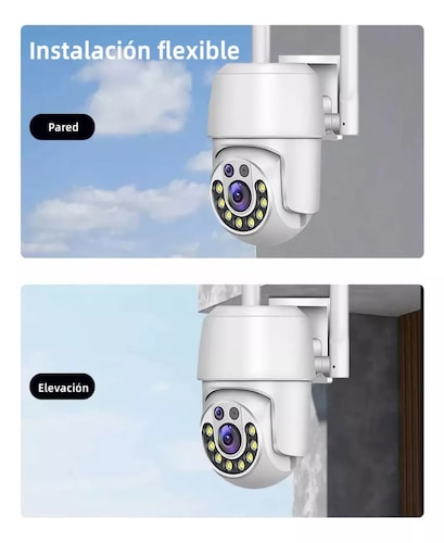 Cámara de seguridad DHEOT DH6 Wireless con resolución de 1080p visión nocturna incluida blanca