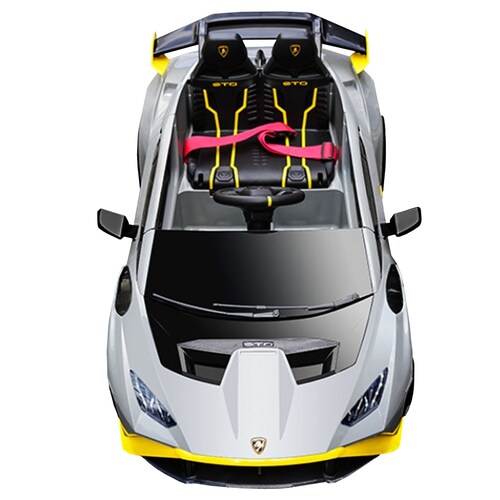 Carro Montable Electrico 12 V Lamborghini Huracan STO Gris Plateado