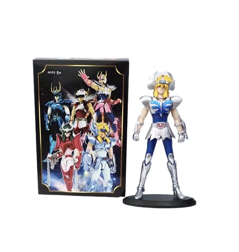 Figura Hyoga de Cisne Caballeros Del Zodiaco Saint Seiya 19 Cm.