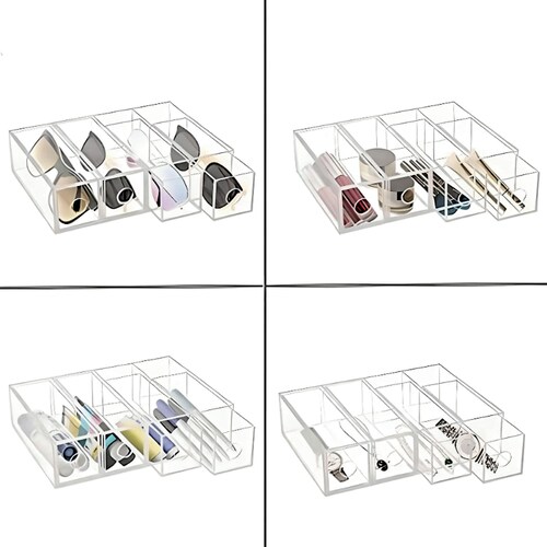 Organizador De Maquillaje Y Lentes De Sol Caja De Almacenar