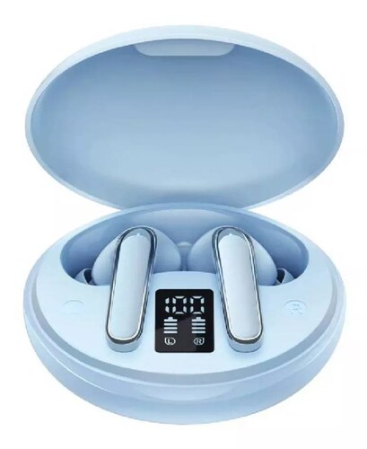 Audífonos in-ear inalámbricos Fitpolo True Wireless Earbuds FlyPods azul