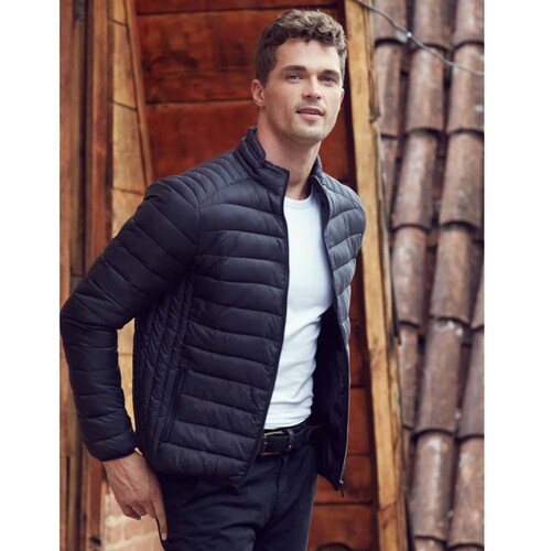 Chamarra capitonada para hombre, color negro, marca Next & Co, mod. 178076