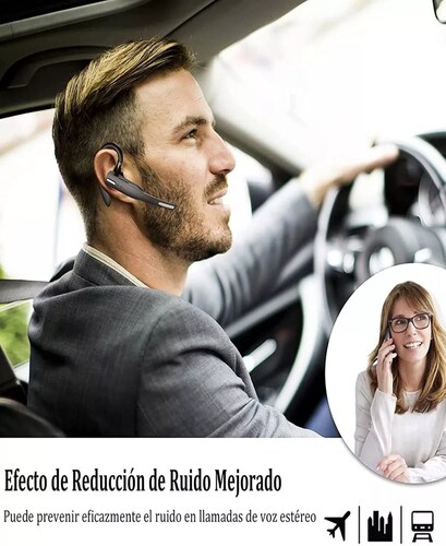 Auricular Manos Libres Bluetooth 5.1 Noise Canceling Estuche