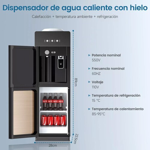 Dispensador De Agua Fría Y Caliente Eléctrico Garrafón 110v.