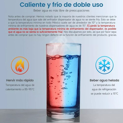 Dispensador De Agua Fría Y Caliente Eléctrico Garrafón 110v.