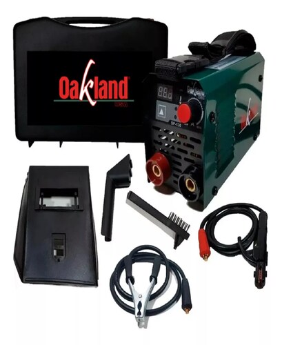 Soldadora inverter Oakland SP-130 azul petróleo 60Hz 110V.