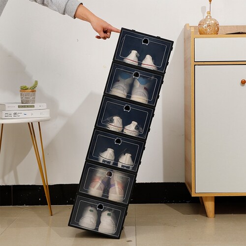 Cajas Organizadoras Zapatos Apilables Almacenaje 6 Piezas