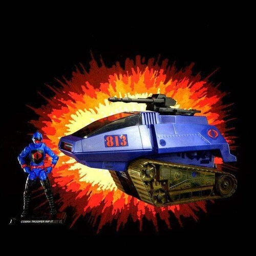  Cobra H.I.S.S. III G.I. Joe Colección Retro Vehículo de juguete de 3.75 pulgadas INCLUYE Figura de acción DE Rip It