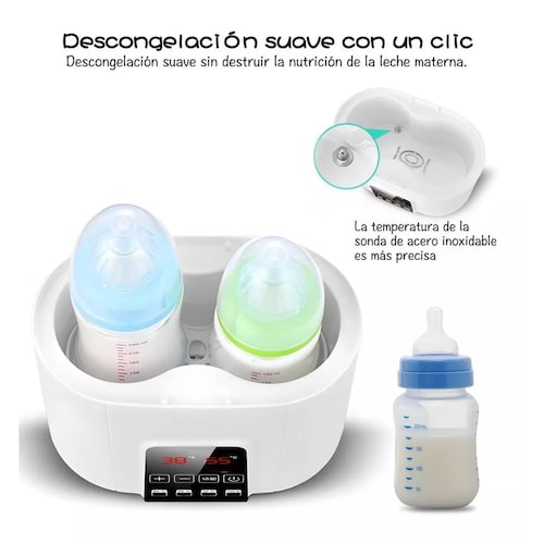 Calienta biberones para bebe y estirilizador 4 en 1