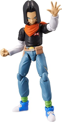Androide 17 Dragon Stars  Poseable Figure Dragon Ball Z Dragon Ball Super