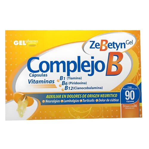 Zebetyn Complejo B 100/5Mg 90 cápsulas