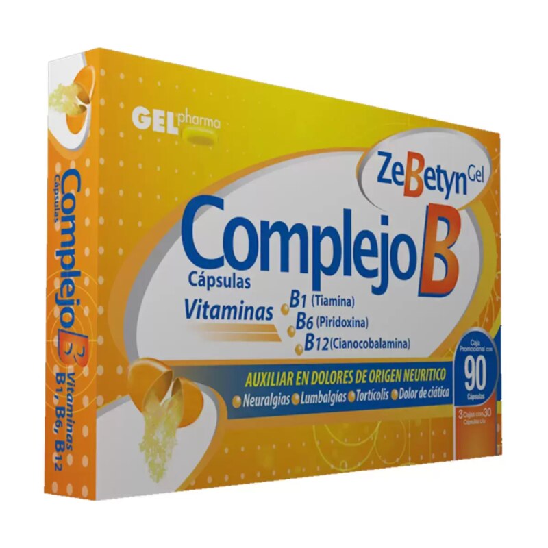 Zebetyn Complejo B 100/5Mg 90 Cápsulas