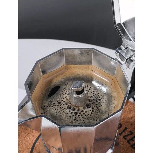Cafetera Manual Italian Coffee Mocha Aluminio 6 Tazas.