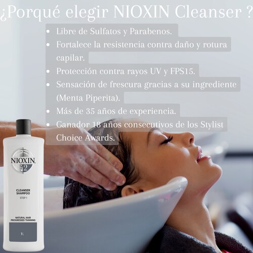Nioxin Shampoo Anticaída Sistema 2 1000ml
