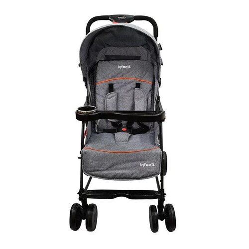 Carriola Mecedora Compacta Infanti Rock-It Gris