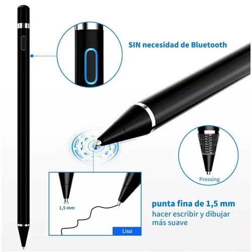 Bolígrafo optico para Tablet Negro