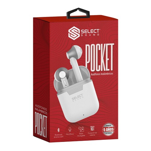 Select Sound Audífonos Inalámbricos Bluetooh Tws Pocket BTH035