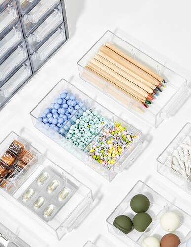 Organizador de Almacenamiento Bisutería. Caja Organizadora 20 Cajones