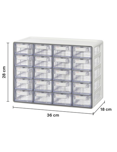 Organizador de Almacenamiento Bisutería. Caja Organizadora 20 Cajones