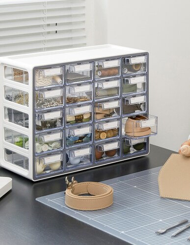 Organizador de Almacenamiento Bisutería. Caja Organizadora 20 Cajones