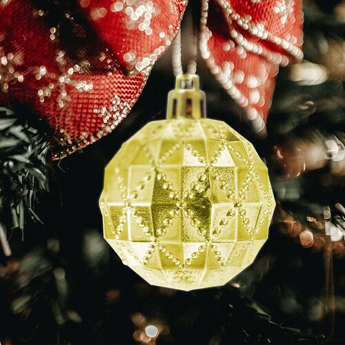 Esferas Navideñas De plástico 30 Piezas 5 Cm