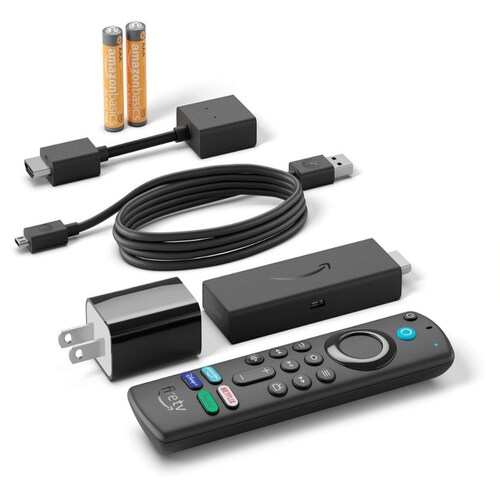 Amazon - Fire TV Stick 4K con control remoto por voz Alexa, Negro B08XVYZ1Y5