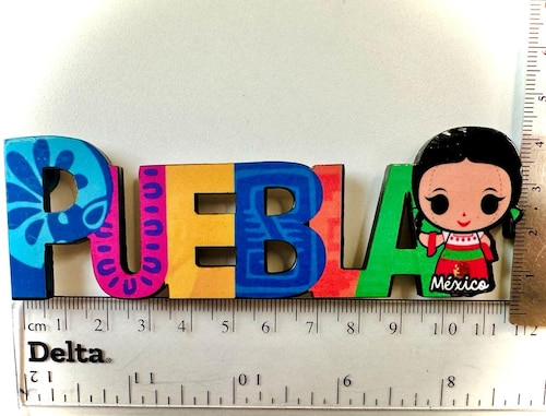 Puebla Mexico Imanes Para Refrigerador Souvenirs Recuerdo Turistico Pueblitos Magicos Playas MDF 3 mm