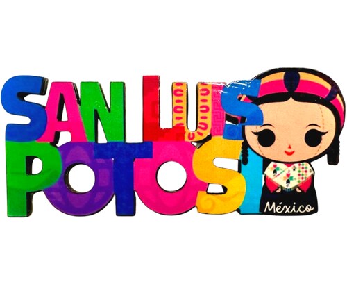 San Luis Potosi Mexico Imanes Para Refrigerador Souvenirs Recuerdo Turistico Pueblitos Magicos Playas MDF 3 mm
