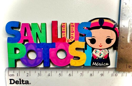 San Luis Potosi Mexico Imanes Para Refrigerador Souvenirs Recuerdo Turistico Pueblitos Magicos Playas MDF 3 mm