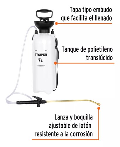 Fumigador 7 Litros Truper 10837.