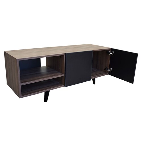  Mueble para TV de 50" Suecia  Practico y Moderno  Hogare  Parota Negro 