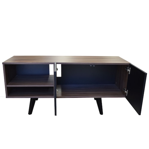  Mueble para TV de 50" Suecia  Practico y Moderno  Hogare  Parota Negro 